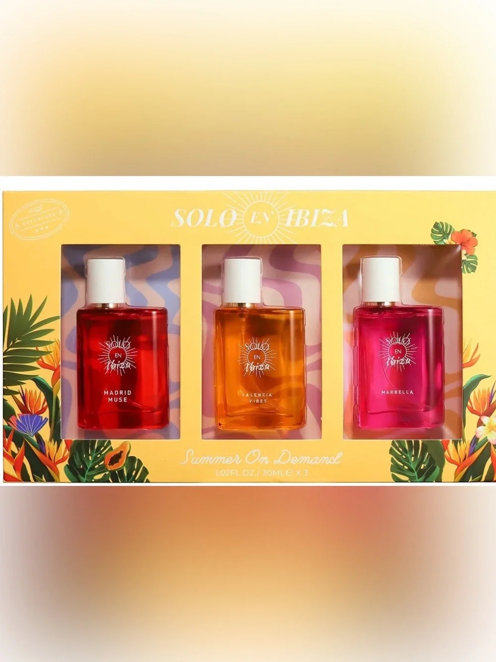 Women’s Fragrance Set - Red, Orange, Pink